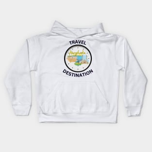 Travel to hurghada Kids Hoodie